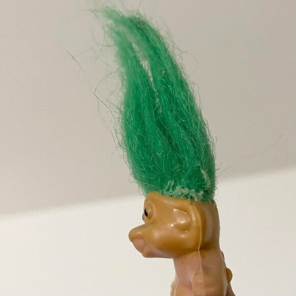 Vintage Mini Troll Doll Pencil Topper 1.25 Inch Collectible Toy - Picture 7 of 16